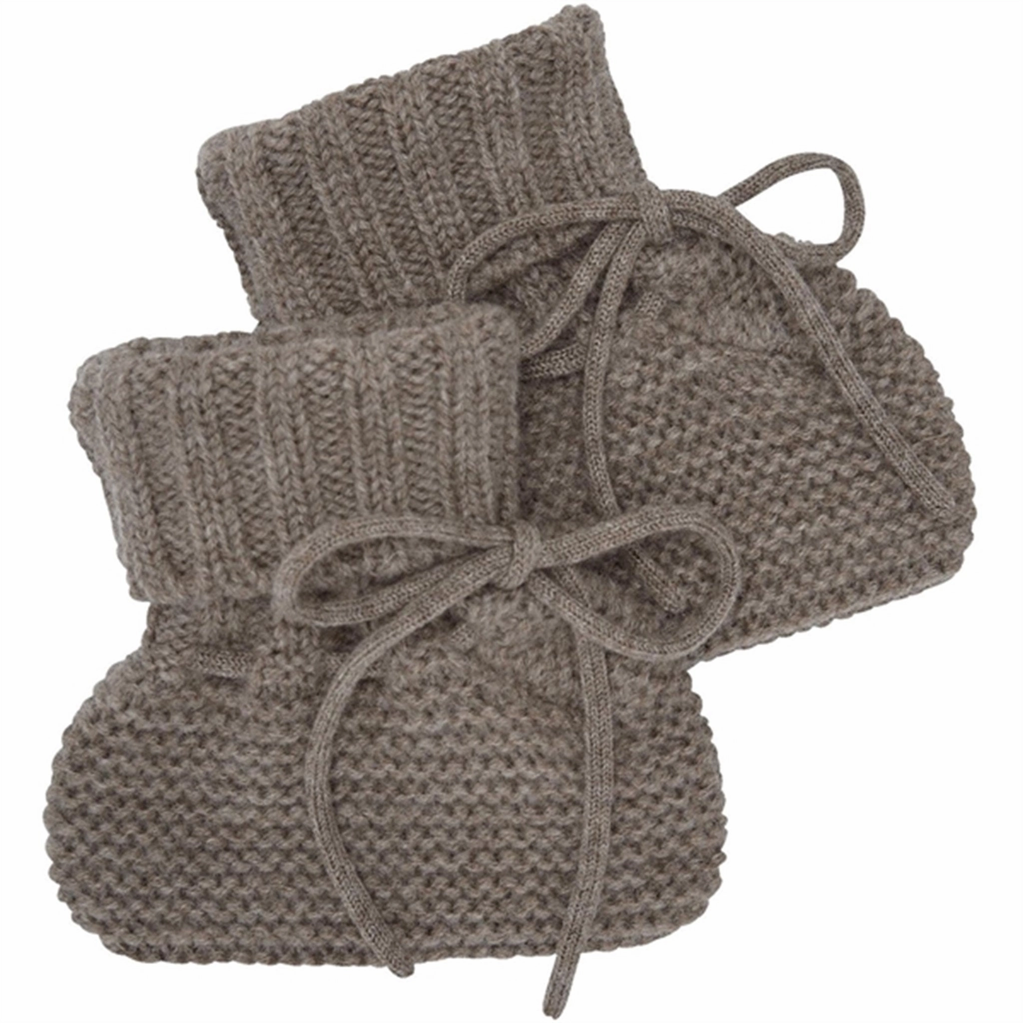 FUB Baby Boots Beige Melange Wool Slippers Kids clearance