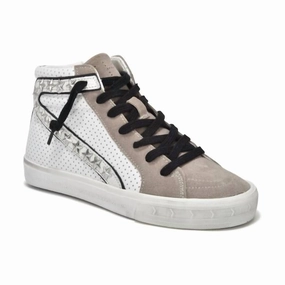 Gadol High Top In White/taupe Multi Stylish Womens Sneakers clearance