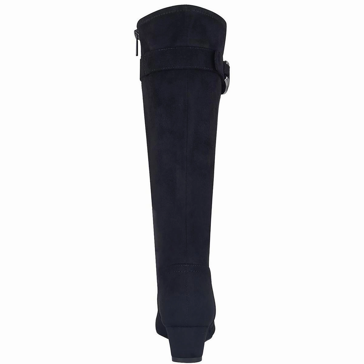 GELSEY Womens Textile Manmade Knee-High Boots