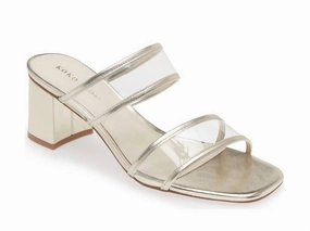 Ghost Sandal In Gold/clear Outlet price Womens Sandals