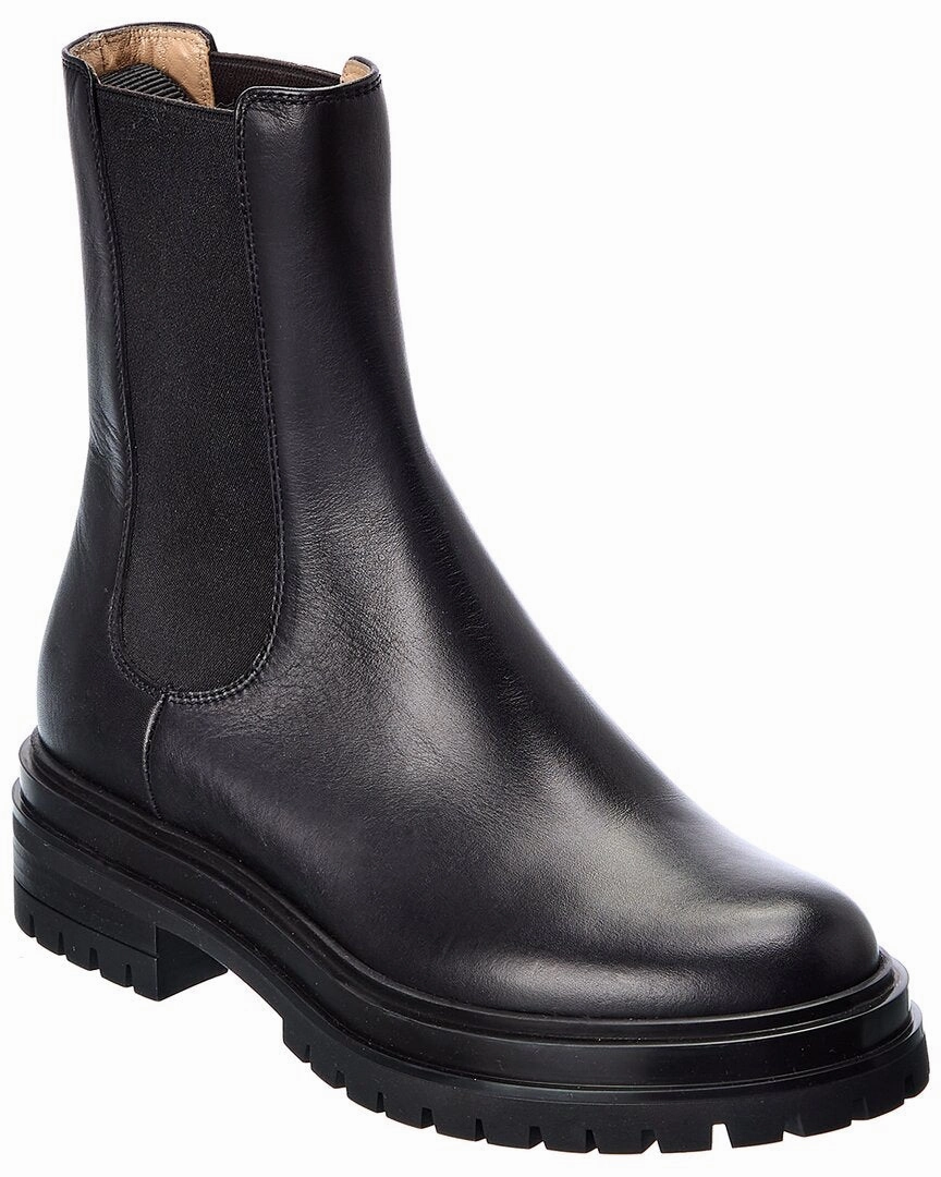 Gianvito Rossi Chester Leather Boot Womens Casual Boots clearance