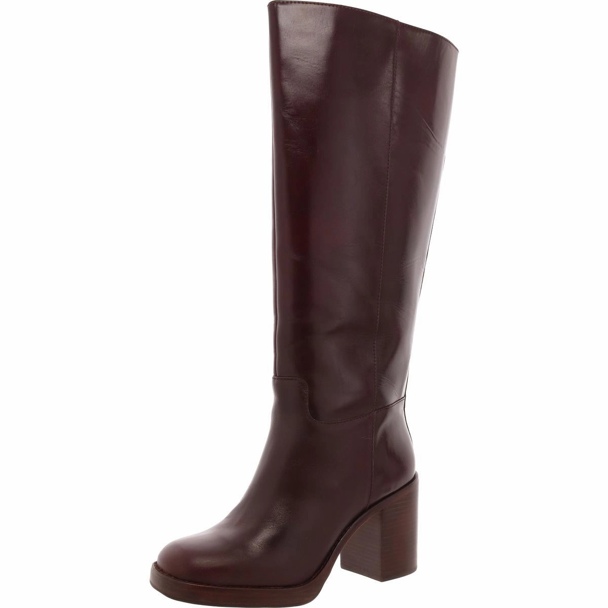 Gibi 4 Womens Extra Wide Calf Leather Knee-High Boots Womens Winter Boots promo deal