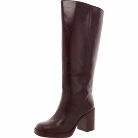 Gibi 4 Womens Extra Wide Calf Leather Knee-High Boots Womens Winter Boots promo deal