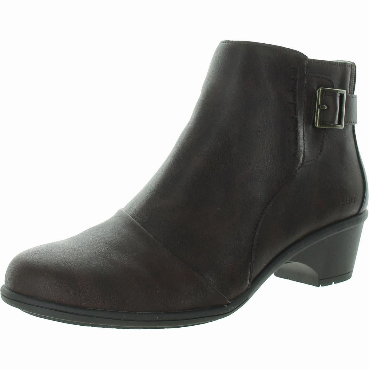 Giselle Womens Buckle Faux Leather Ankle Boots Affordable Womens Boots online