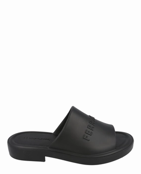 Giuneva Logo Embossed Slides Discount Mens Beach Sandals