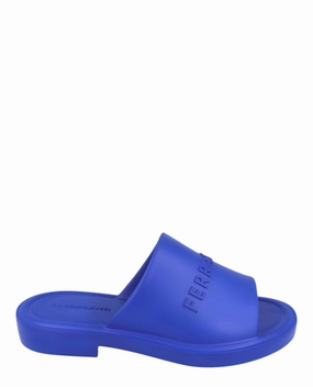 Giuneva Logo Embossed Slides Discount Mens Beach Sandals