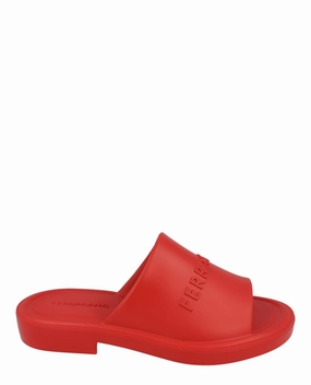 Giuneva Logo Embossed Slides Discount Mens Beach Sandals