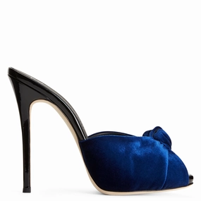 Giuseppe Zanotti Bridget Velvet Womens Fashion Sandals discount