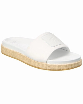 Giuseppe Zanotti Indi Canvas Slide Mens Sandals outlet deals