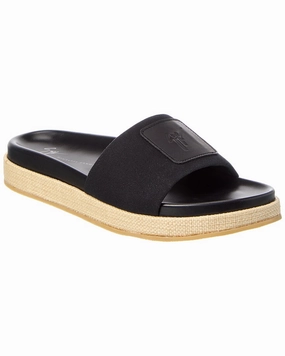 Giuseppe Zanotti Indi Canvas Slide Mens Sandals outlet deals