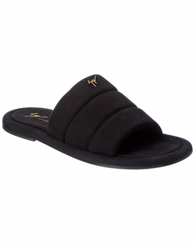 Giuseppe Zanotti Kanot 10 Suede Slide Mens Sandals outlet deals