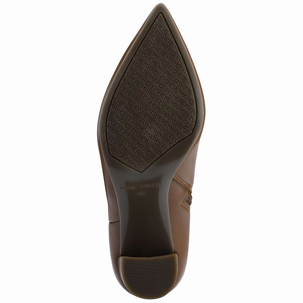 Glorena Womens Leather Pointed Toe Booties