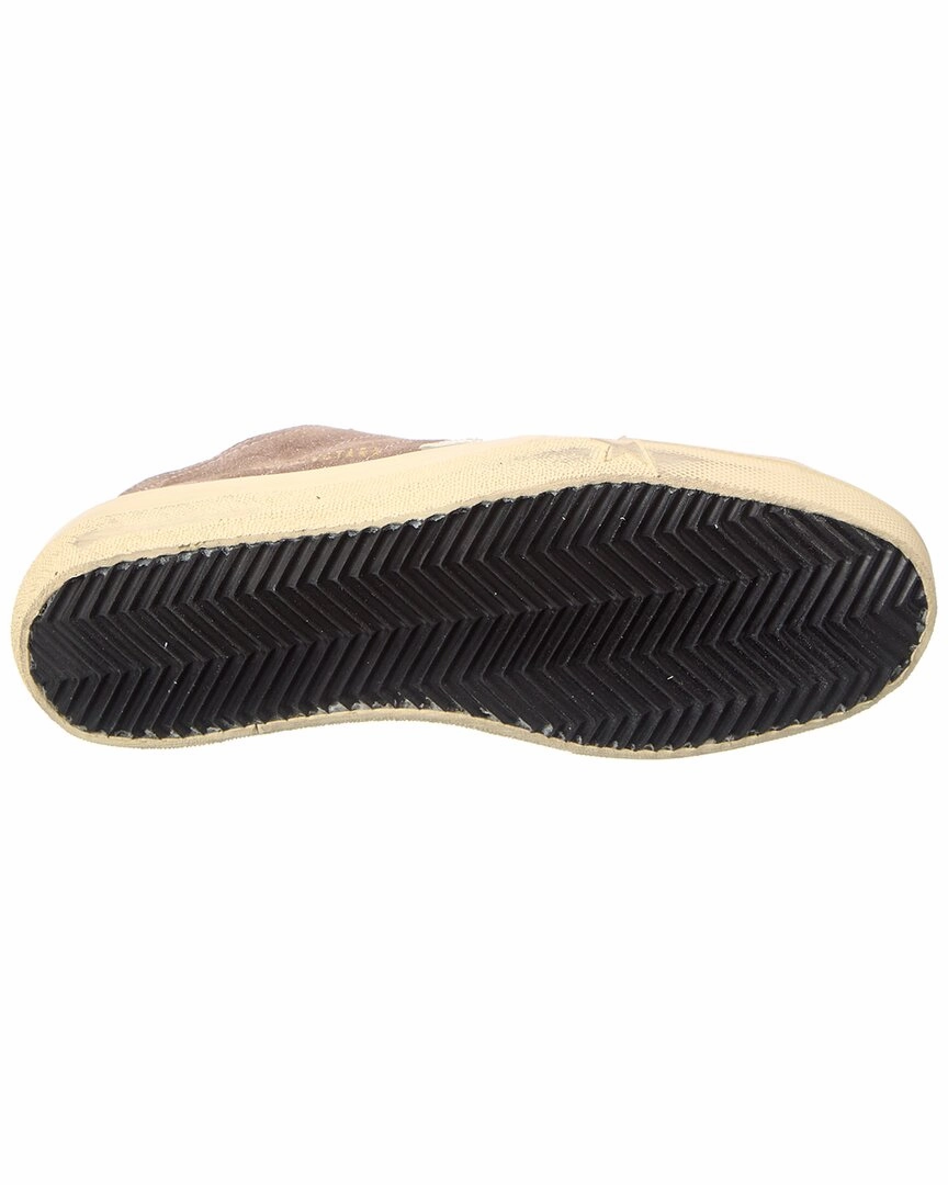 Golden Goose V-Star 2 Laminated Suede Sneaker