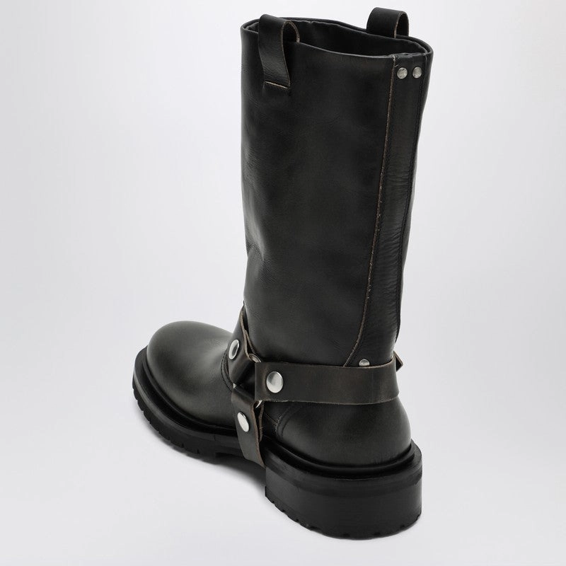 Golden Goose Women's Kurt Boots In Leather With Buckle