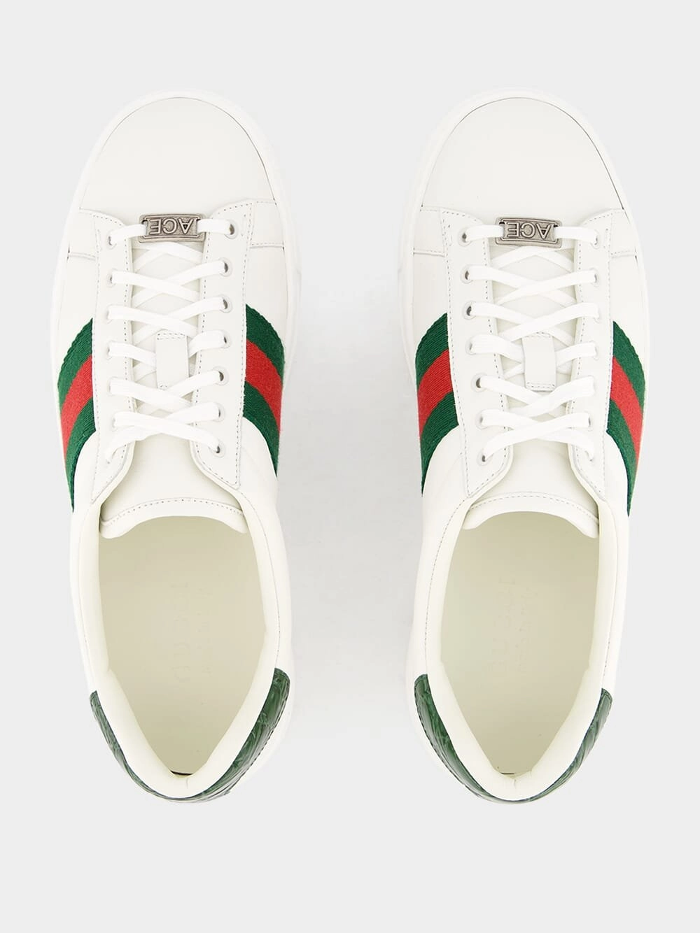 Green and Red Web Ace Sneakers