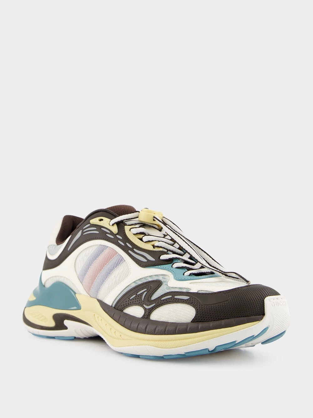 Grey Mesh and Leather 2.0 Sneakers