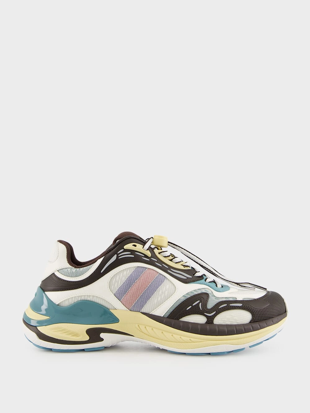 Grey Mesh and Leather 2.0 Sneakers Promo deal Mens Sneakers