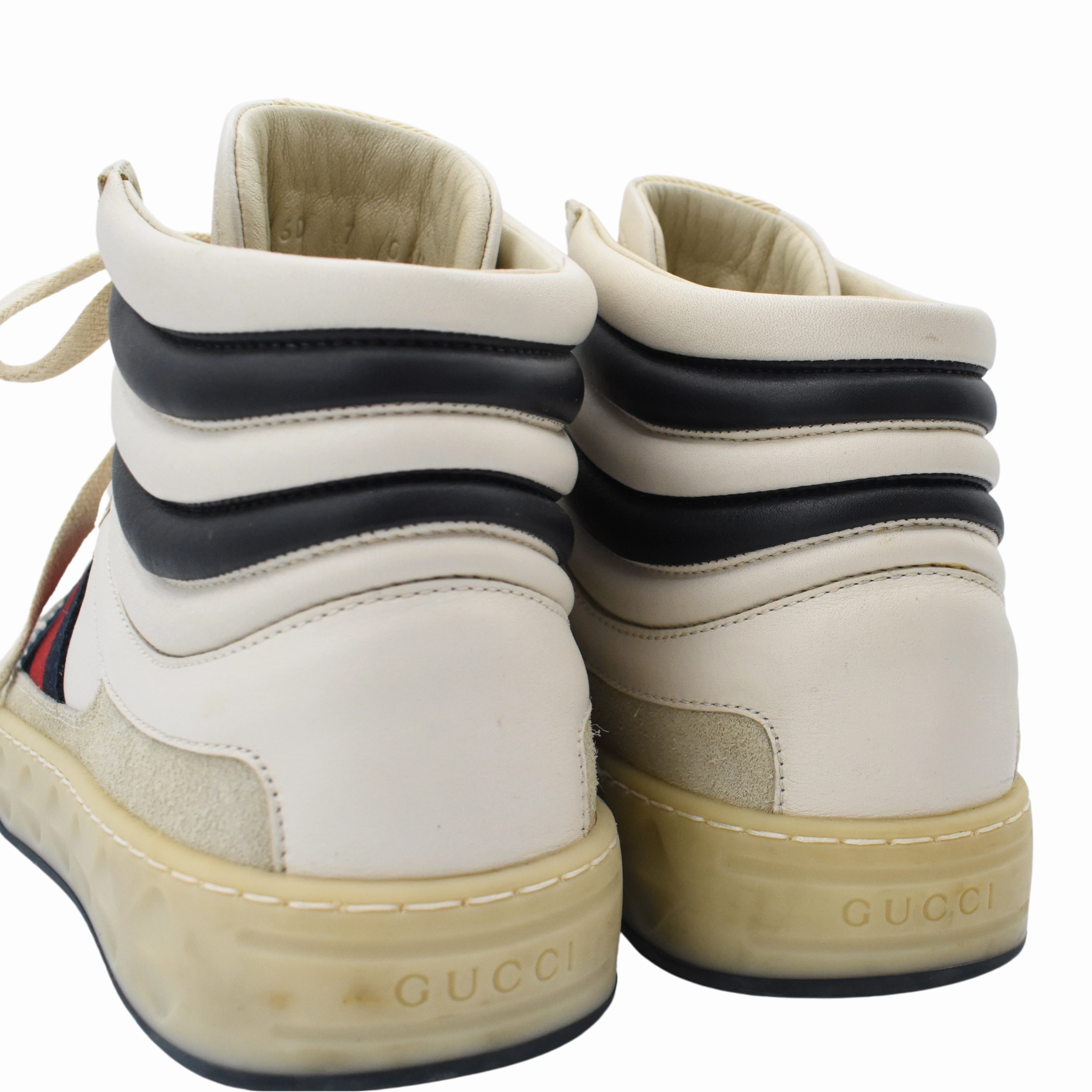 Gucci 'Ace' High-Top Sneakers - Men's 7