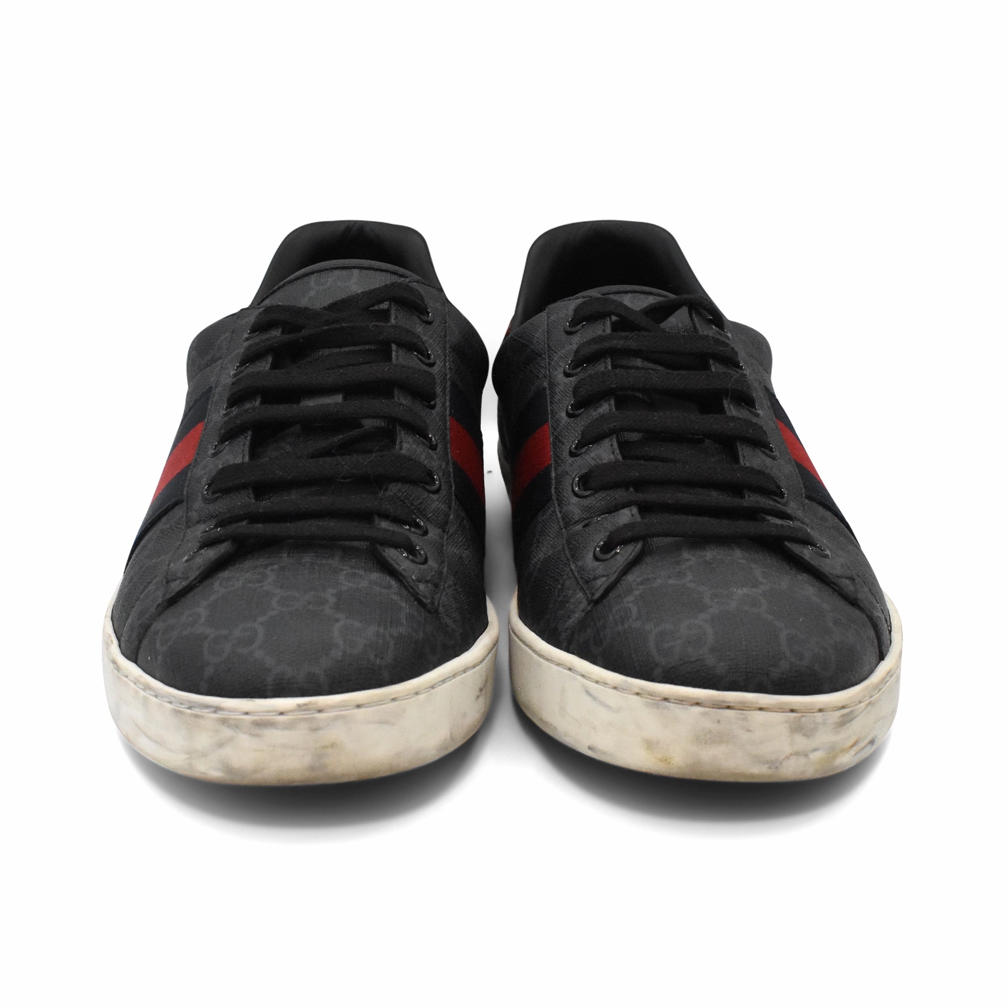 Gucci 'Ace' Monogram Sneakers - Men's 10