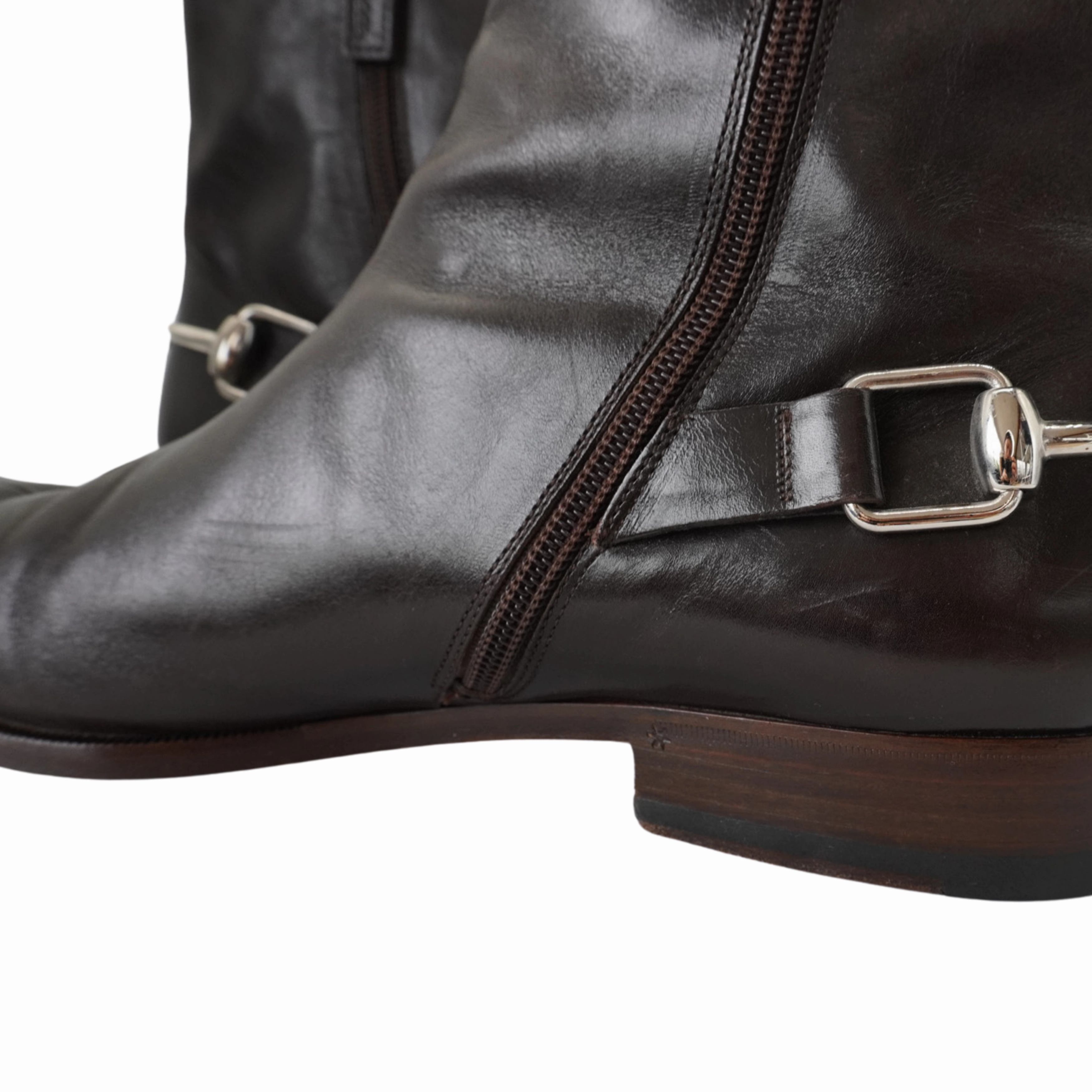 Gucci 'Horsebit' Boots - Men's 10.5