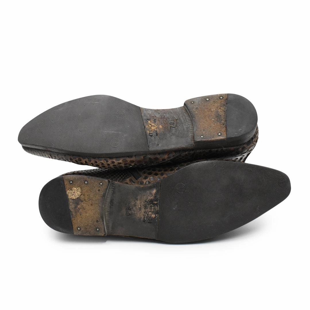 Gucci Snakeskin Boots - Men's 7