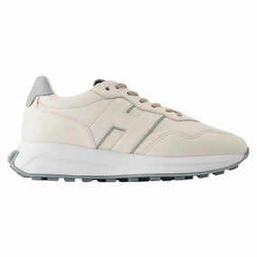 H641 Sneakers - Hogan - Leather - White Trendy Sneakers for Women