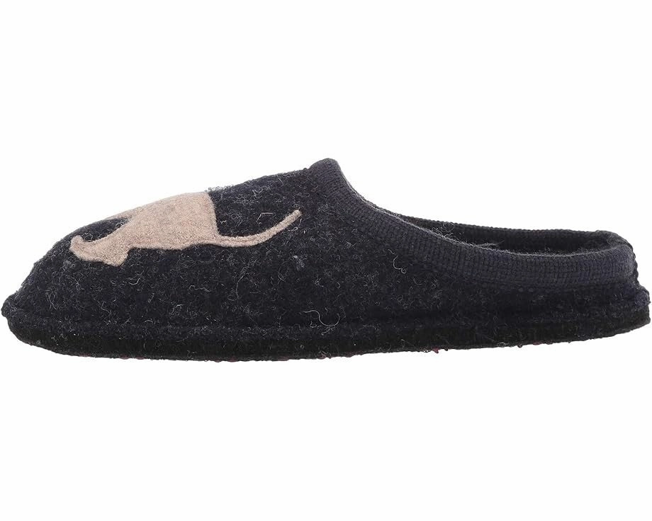 Haflinger Doggy Slippers Women's US 5 Blue Wool Round Toe Slip On Shoes JDM1832