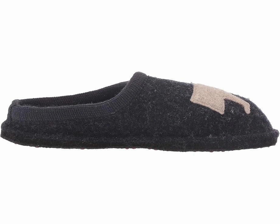 Haflinger Doggy Slippers Women's US 5 Blue Wool Round Toe Slip On Shoes JDM1832