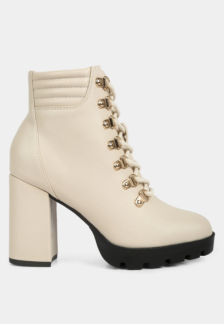 hamiltons lace up block heel boots Womens Casual Boots clearance