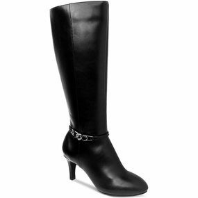 Hanna Womens Leather Tall Mid-Calf Boots Affordable Womens Boots online