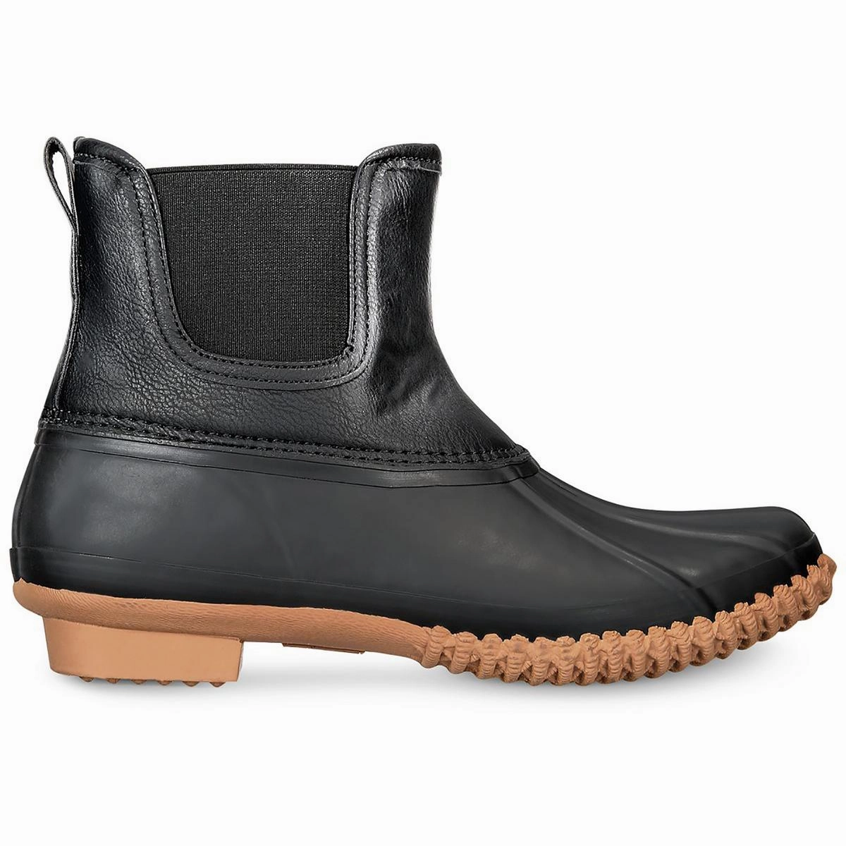 Harlii Womens Faux Leather Pull-on Ankle Boots
