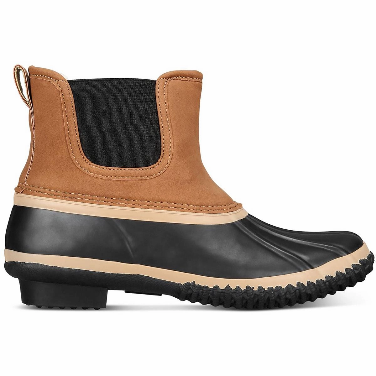 Harlii Womens Faux Leather Pull-on Ankle Boots