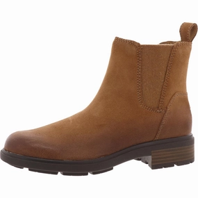 Harrison Chelsea Womens Block Heel Leather Ankle Boots Womens Boots sale online
