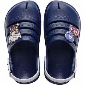 Havaianas Kids Sandals Marvel Navy Blue Water Sandals for Kids discount