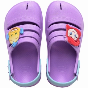 Havaianas Kids Sandals Princesas Prisma Purple Water Sandals for Kids discount