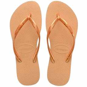 Havaianas Sandals Slim Golden Flip-Flops for Kids sale