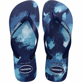 Havaianas Sandals Top Camu Navy Blue Flip-Flops for Kids sale
