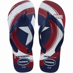 Havaianas Sandals Top Marvel Logomania Navy/Navy Flip-Flops for Kids sale