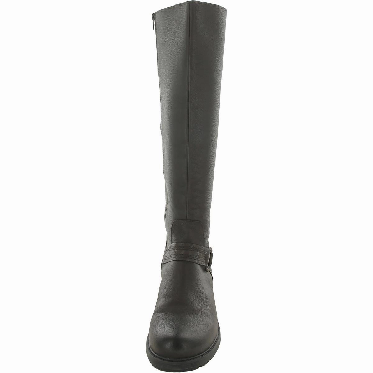 Hearth Rae Womens Leather Harness Knee-High Boots