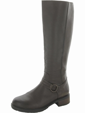 Hearth Rae Womens Leather Harness Knee-High Boots Affordable Womens Boots online