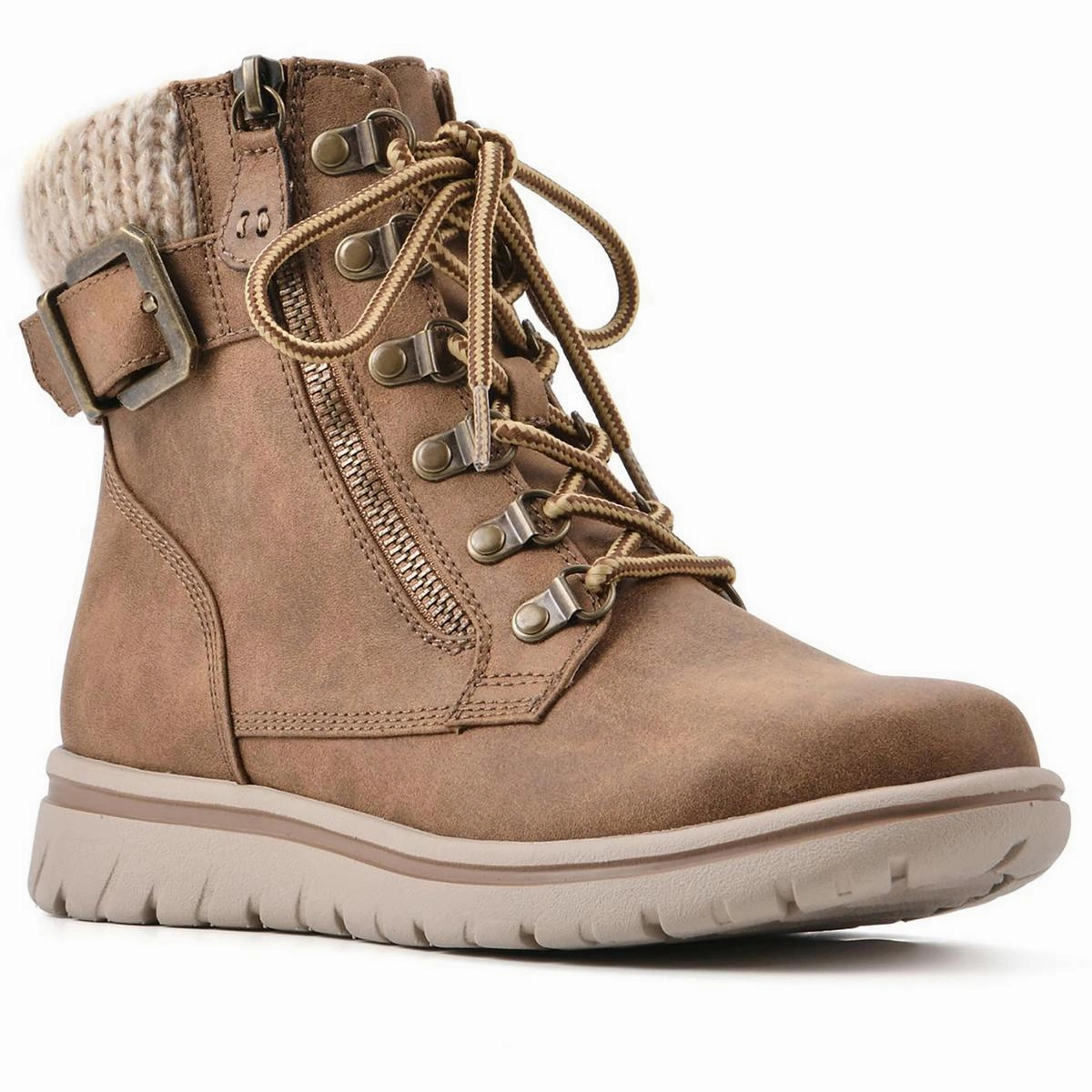 Hearty Womens Ankle Outdoors Combat & Lace-up Boots