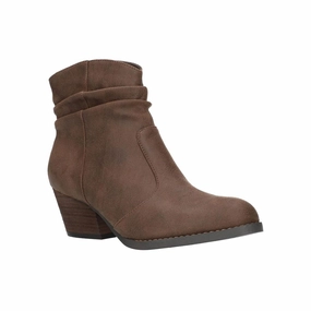 Helena Womens Faux Leather Stacked Heel Booties Hot sale Womens Boots