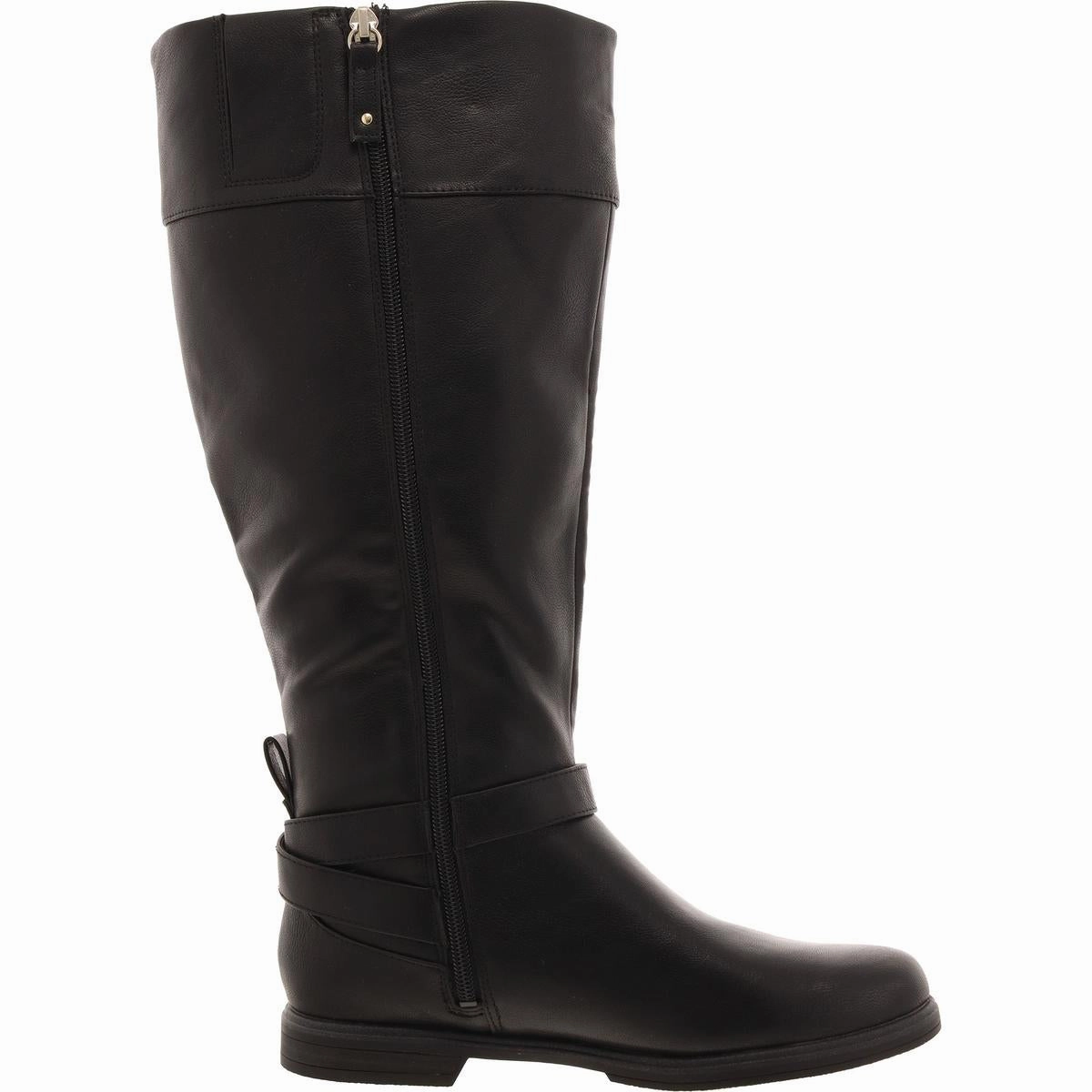 Hello Rider Womens Faux Leather Tall Motorcycle Boots