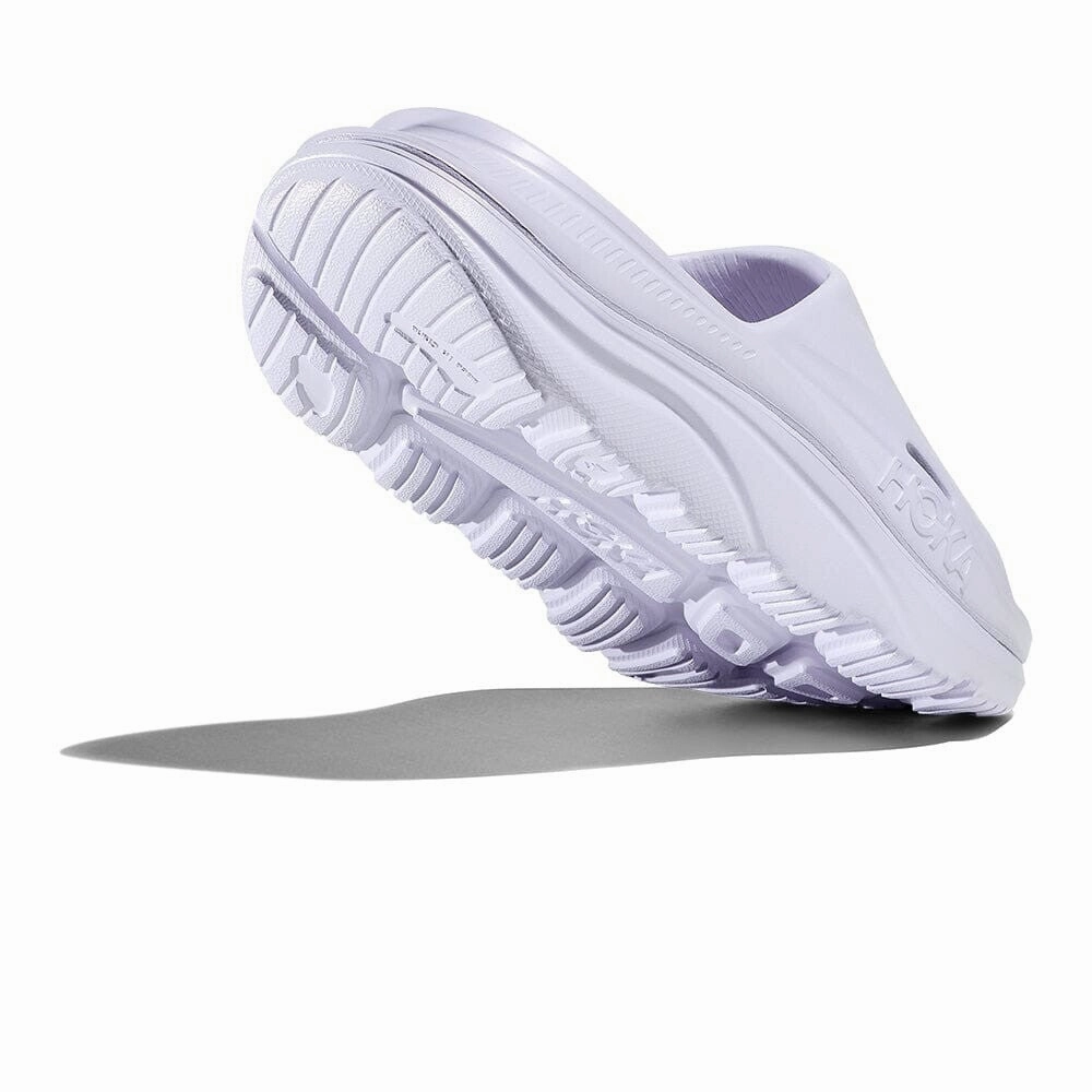 Hoka One One Ora Recovery Slide 3 1135061-ETHR Unisex Ether Slip On Sandal ASM82 (W12-M10,Purple)