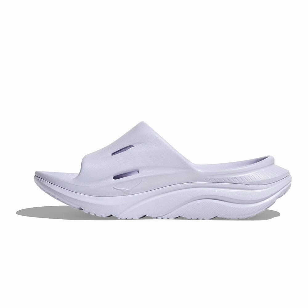 Hoka One One Ora Recovery Slide 3 1135061-ETHR Unisex Ether Slip On Sandal ASM82 (W12-M10,Purple)