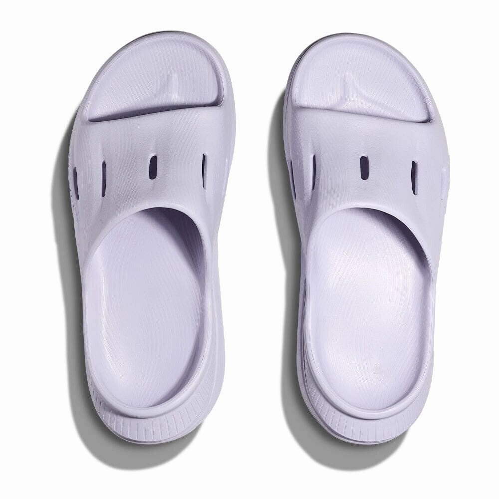 Hoka One One Ora Recovery Slide 3 1135061-ETHR Unisex Ether Slip On Sandal ASM82 (W12-M10,Purple)