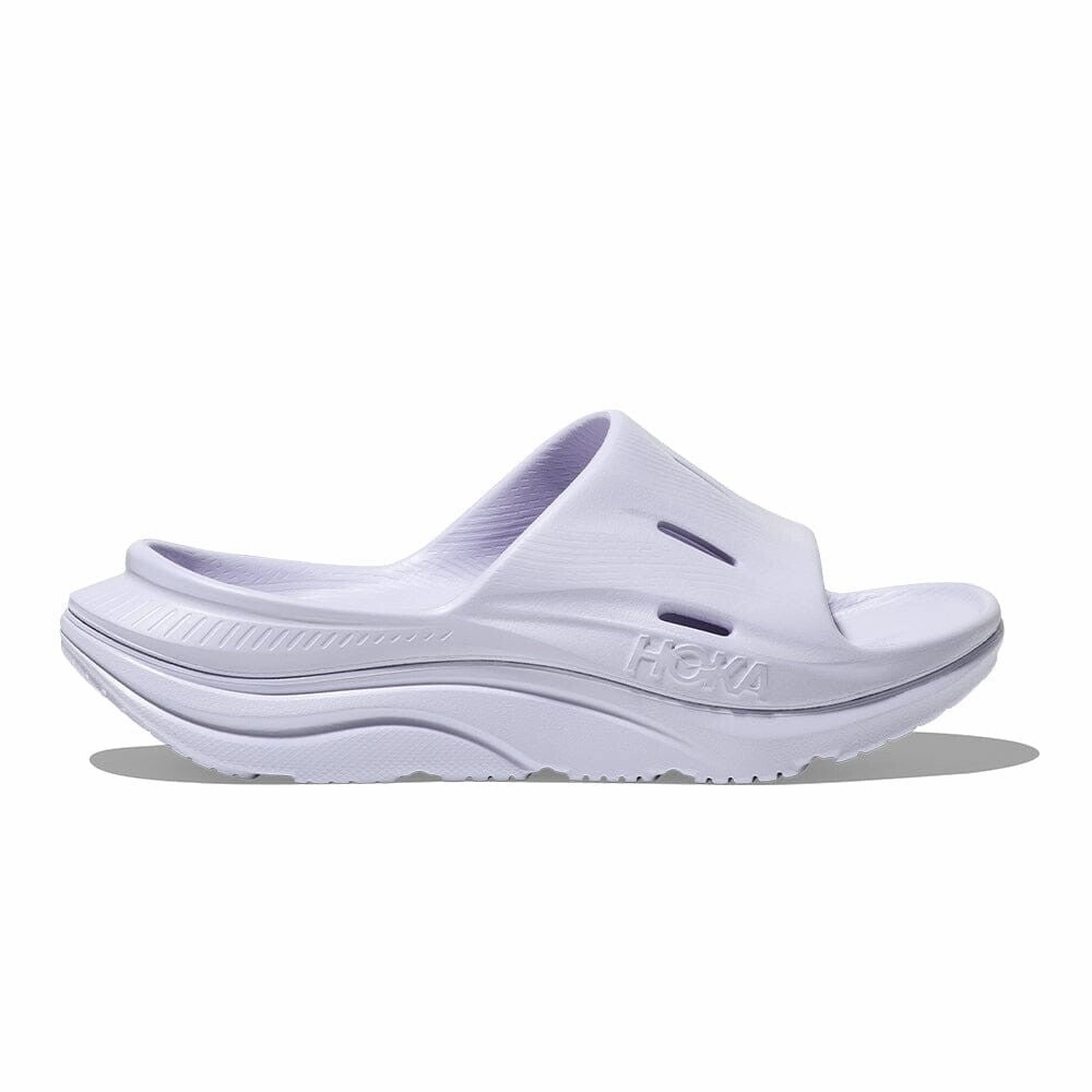 Hoka One One Ora Recovery Slide 3 1135061-ETHR Unisex Ether Slip On Sandal ASM82 (W12-M10,Purple)