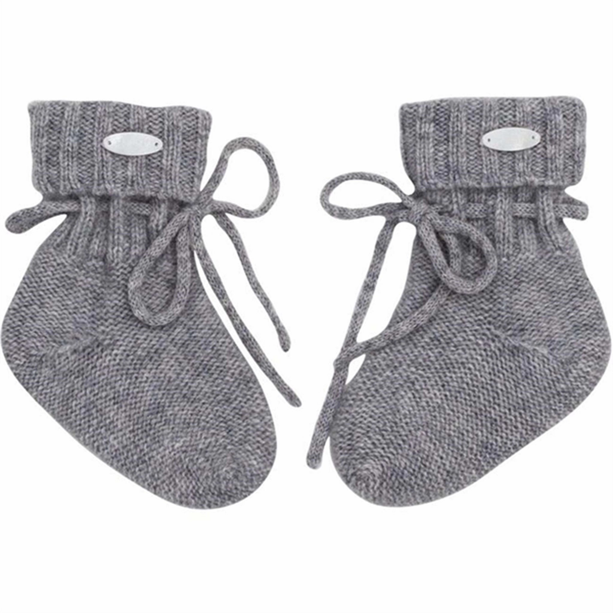 HOLMM Oxford Stumpi Cashmere Knit Booties Wool Slippers Kids clearance