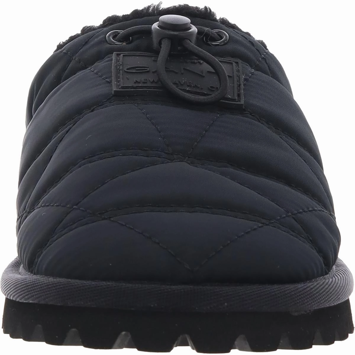 Homesy Womens Faux Fur Lined Quilted Slide Slippers