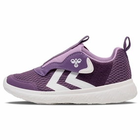 Hummel Actus Super Fit Recycled JR Sneakers Montana Grape Kids Velcro Sneakers discount